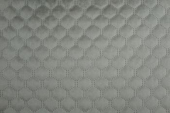 中国制造 100% 涤纶格子印花超声波绗缝绒面革面料用于沙发椅套