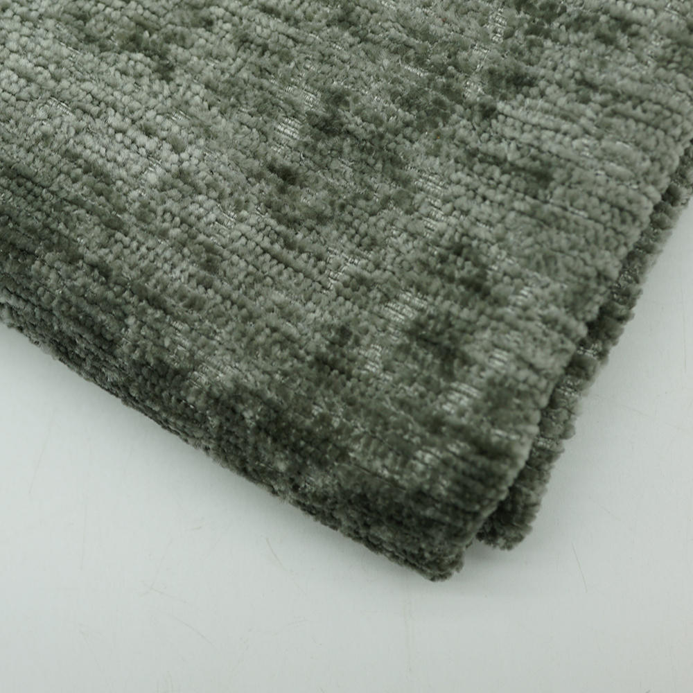新品上市 100% 涤纶软垫沙发针织面料超细纤维雪尼尔提花面料女士大衣