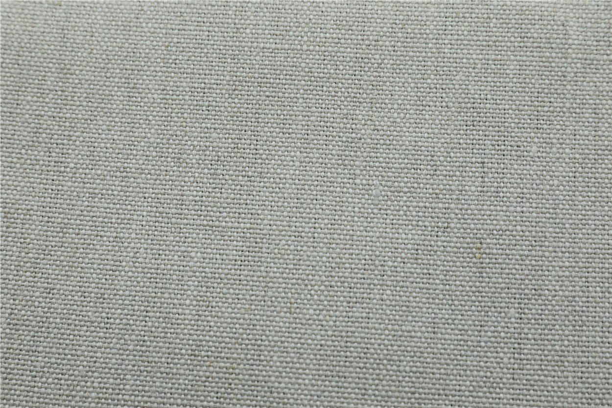 280 厘米宽 素色染色原料 100% 法国亚麻织物用于沙发窗帘床上用品