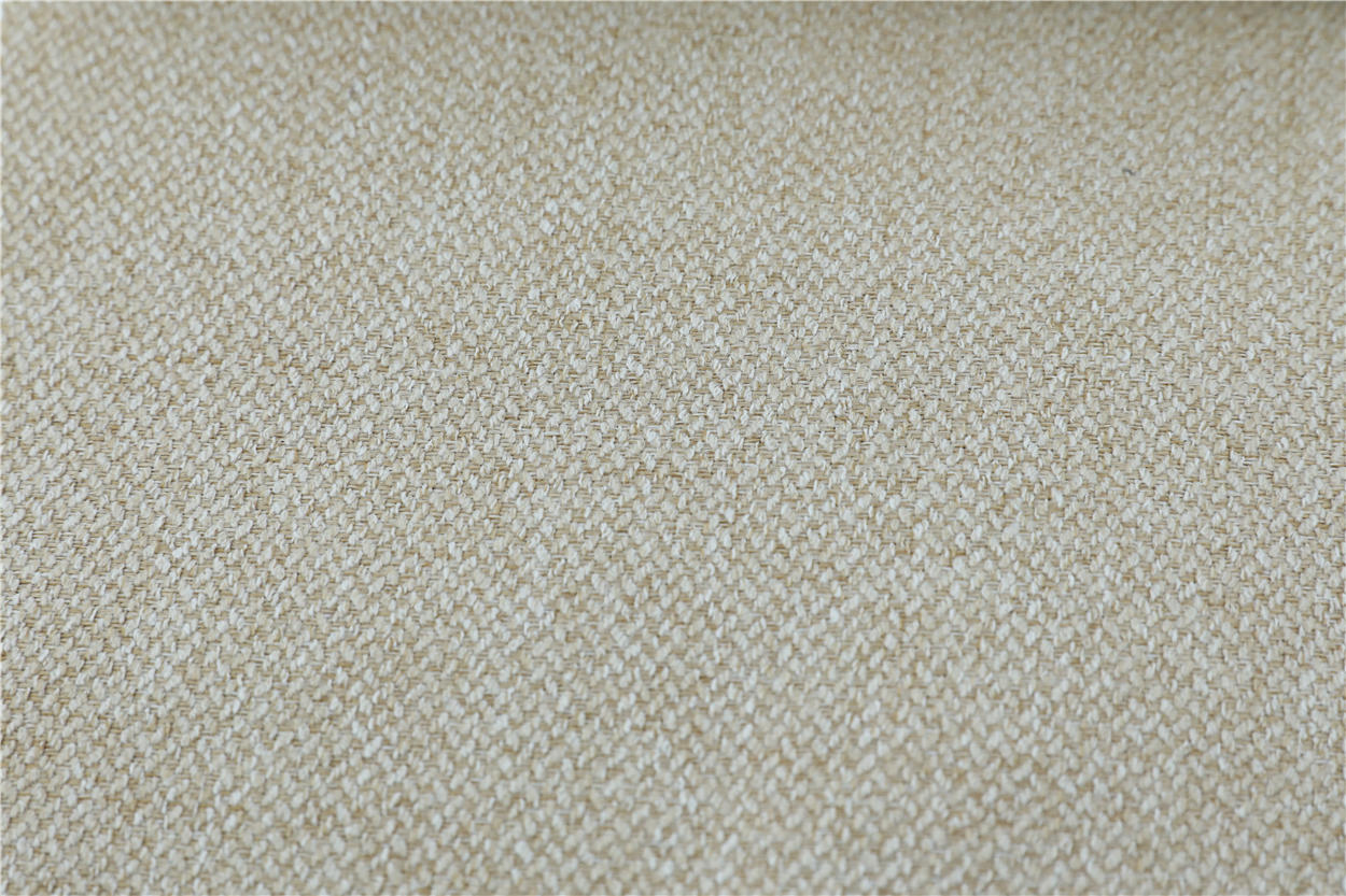 批发涤纶织物亚麻触摸装饰窗帘沙发面料用于家纺